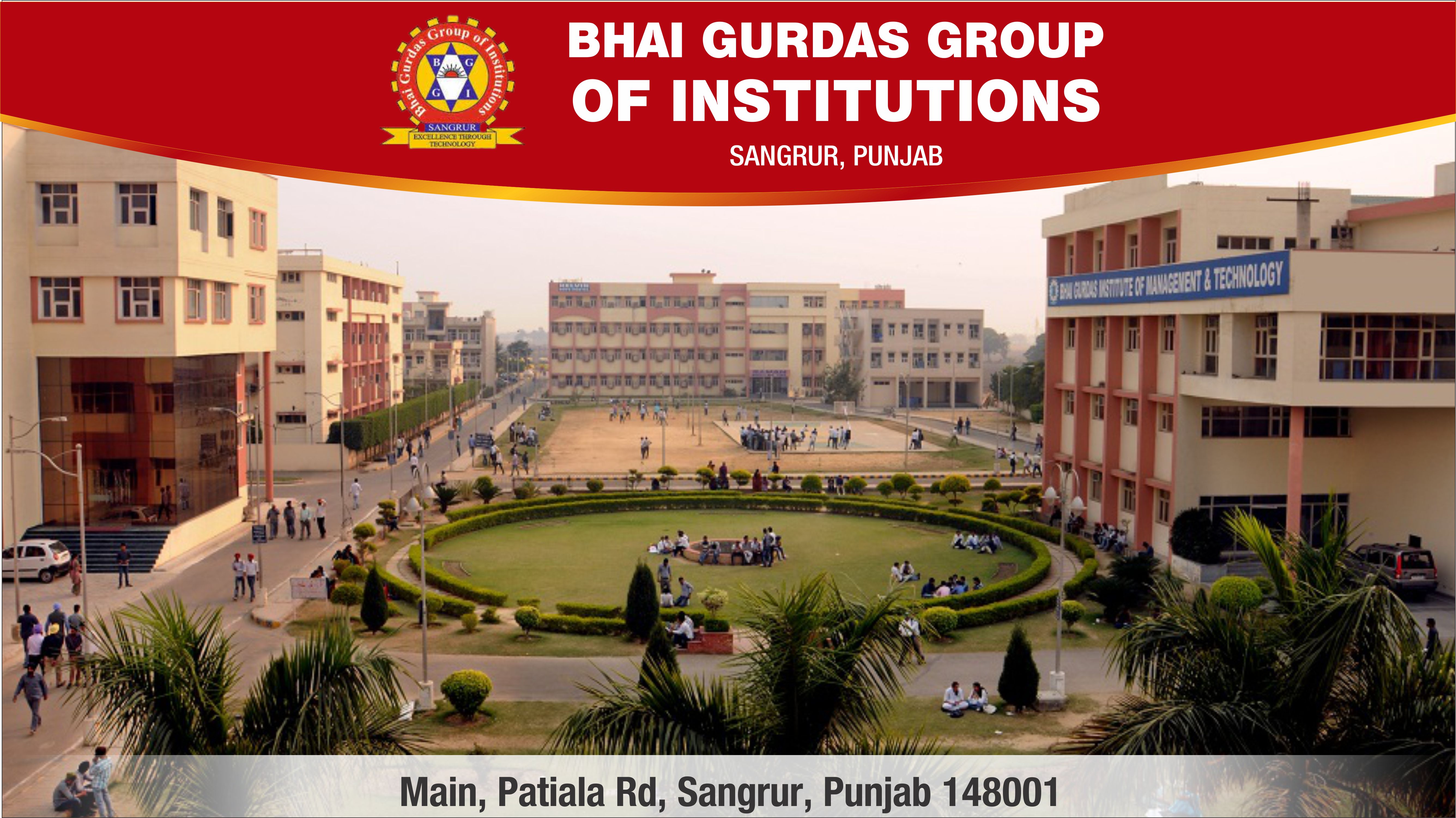 Out Side View of Bhai Gurdas Institute of Engineering & Technology,Panjab